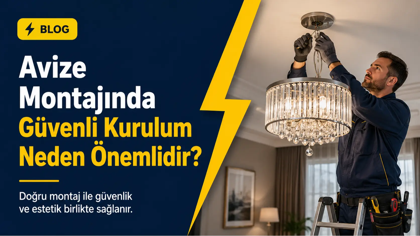 Avize Montajında Güvenli Kurulum Neden Önemlidir?