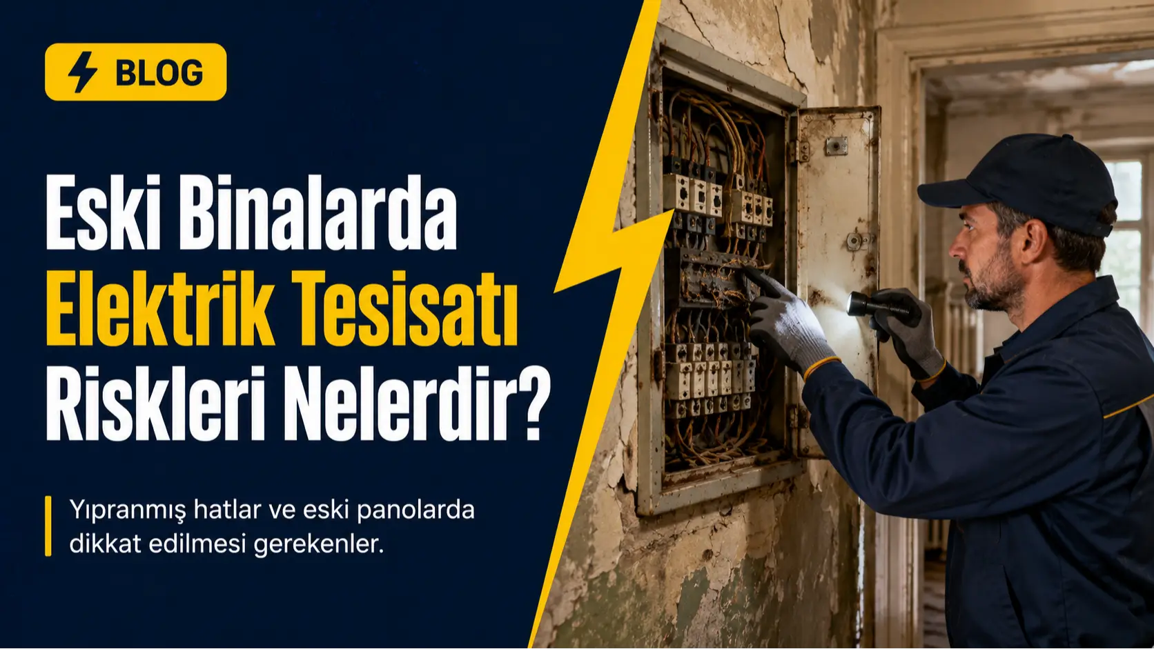 Eski Binalarda Elektrik Tesisatı Riskleri Nelerdir?