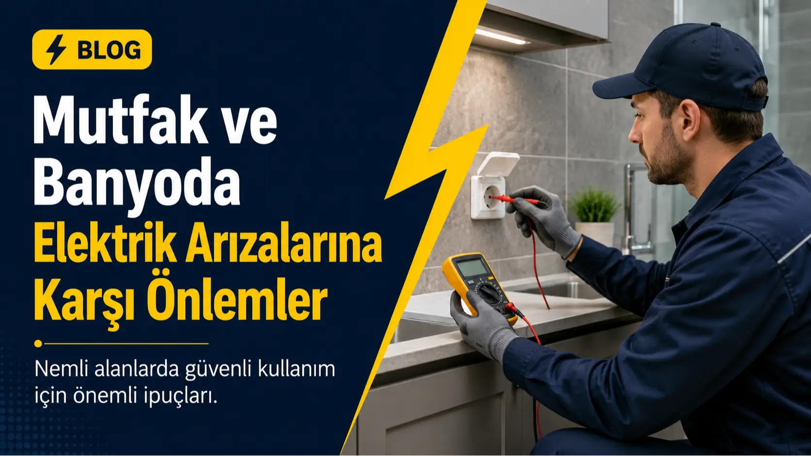Mutfak ve Banyoda Elektrik Arızalarına Karşı Önlemler